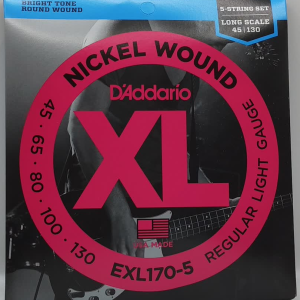 Set de Cuerdas D´Addario Bajo EXL170-5