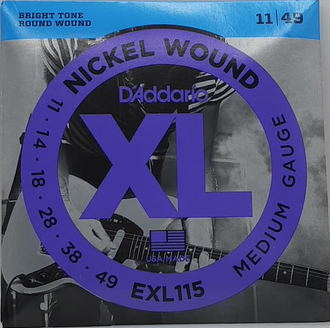 Set de Cuerdas D´Addario Eléctrica EXL115