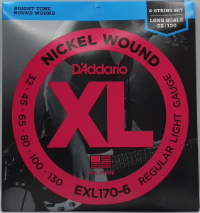 Set de Cuerdas D´Addario Bajo EXL170-6