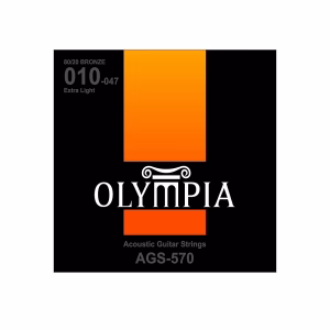 Set de Cuerdas Olympia Bronze Acústica AGS-570