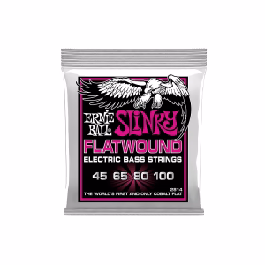 Set de Cuerdas Ernie Ball Bajo 4C Flatwound 2814