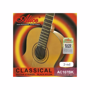 Cuerda Alice Black Nylon A107BK-H2 Pack x 10 Unidades
