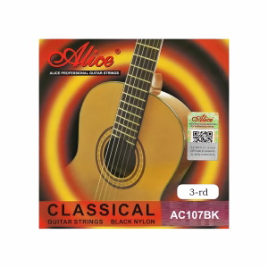 Cuerda Alice Black Nylon A107BK-H3 Pack x 10 Unidades